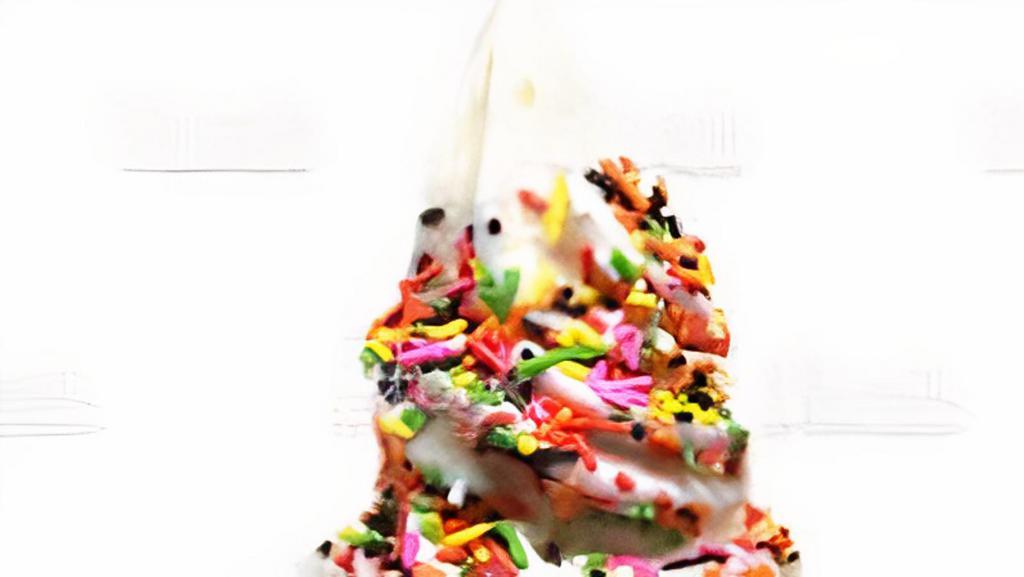 Frozen Custard (with Candy Toppings) · Genuine frozen custard straight from Wisconsin and flavored in-store with candy toppings