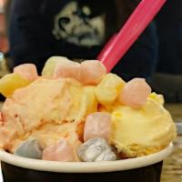 Ice Cream (with Candy & Premium Toppings) · Locally-made in Downtown San Jose by Treat Ice Cream Co. with candy and premium toppings