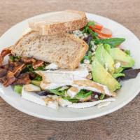 Cobb Salad · Grilled chicken, bacon, egg, tomato, avocado, blue cheese, mixed greens with balsamic vinaig...