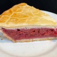 Cherry Pie · From Upper Crust Bakery. 
Tart, juicy cherries with just the right amount of sugar and a hin...