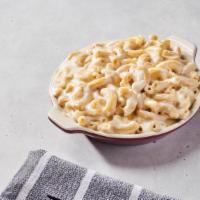 Gilroy Garlic Mac (V) by Homeroom · By Homeroom. Our most popular mac! Creamy gouda, salty Italian pecorino cheese and just the ...