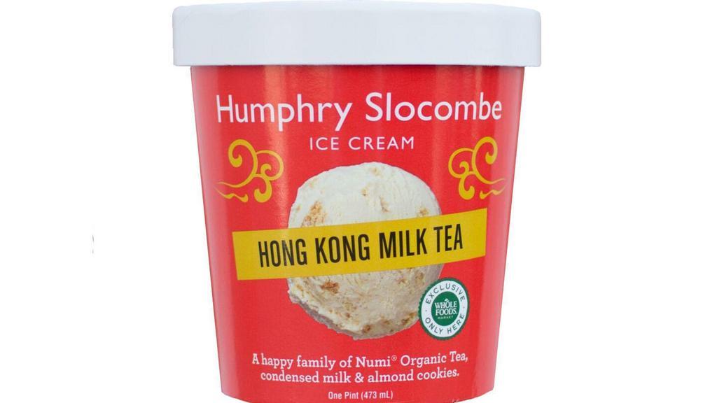Hong Kong Milk Tea by Humphry Slocombe Ice Cream · By Humphry Slocombe Ice Cream. Black tea ice cream made with housemade almond cookies. Made in partnership with Chef Melissa King. Contains gluten, eggs, dairy, and almonds. We cannot make substitutions.