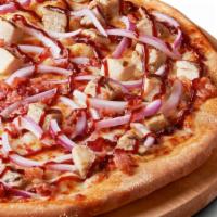Texas Barbeque Pizzas (Small) · Hot and spicy barbeque sauce on our original crust, topped with mozzarella cheese, all-natur...