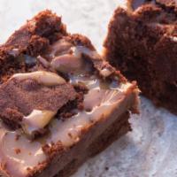 Chocolate Caramel Brownie Fudge · 