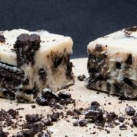 Cookies & Cream Fudge · 1/4 lb of vanilla fudge mixed with oreo cookies that tastes just like the middle of an oreo ...