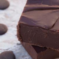 Dark Chocolate Fudge · 1/4 lb of our classic dark chocolate fudge.