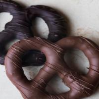 3 Pack - Chocolate Dipped Pretzels · 