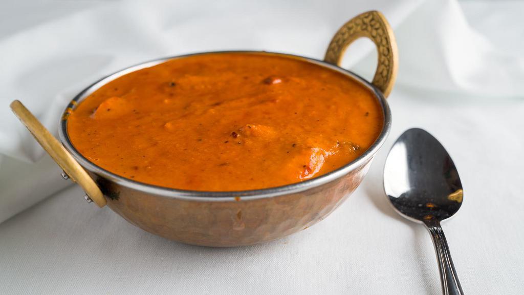 Chicken Tikka Masala · Boneless chicken breast cubes cooked in special sauce with herbs and spic.