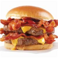 Baconator® · Enjoy bacon? Order the Baconator bacon cheeseburger from Wendy's today! Made with two 1/4 lb...