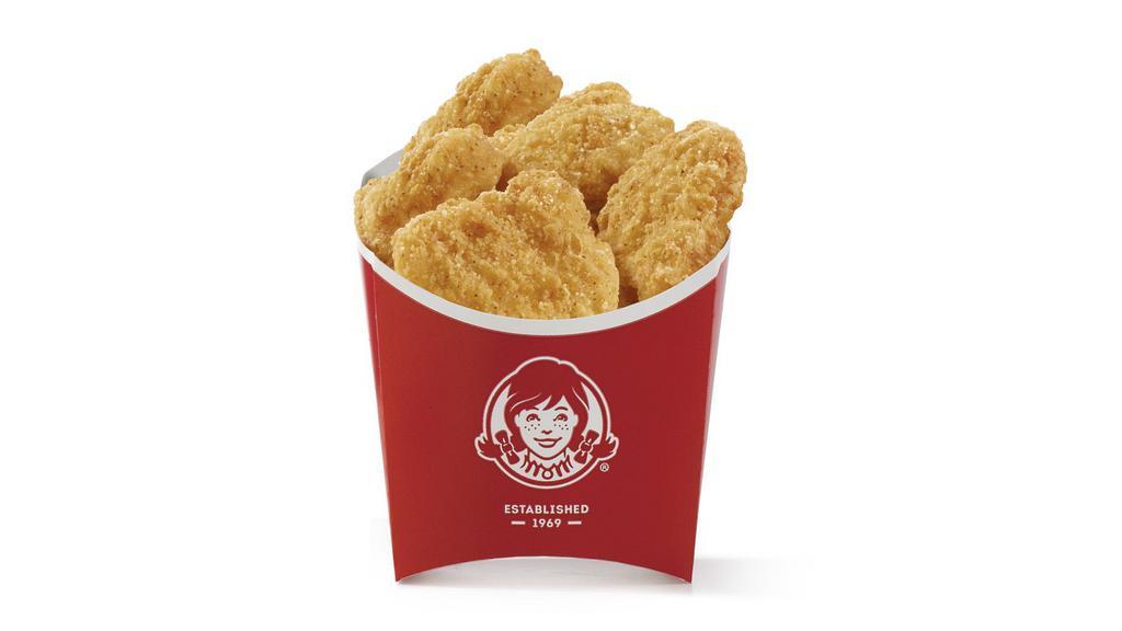 6 Pc. Crispy Chicken Nuggets · Crispy on the outside, juicy on the inside! Try Wendy’s 6PC Chicken Nuggets made from all white-meat and served with your choice of dipping sauce.