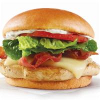 Grilled Asiago Ranch Club · Our chicken is perfectly grilled and topped with crispy bacon, Asiago cheese, creamy ranch, ...