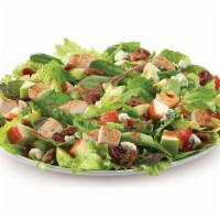 Apple Pecan Salad · Made fresh daily with Wendy’s signature lettuce blend, crisp red and green apples, dried cra...