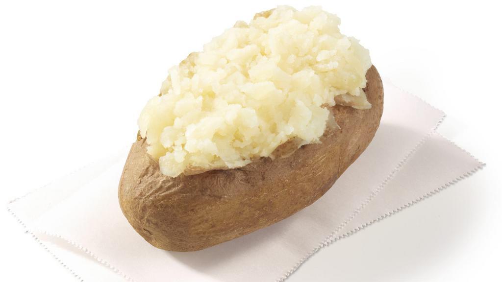 Plain Baked Potato · Hot, fluffy and baked to perfection. Oh, the satisfying simplicity! Spot-check calories or view full nutrition facts and start your order.