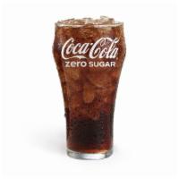 Coca-Cola® Zero Sugar · The same great taste as Coke Classic® but with zero calories.