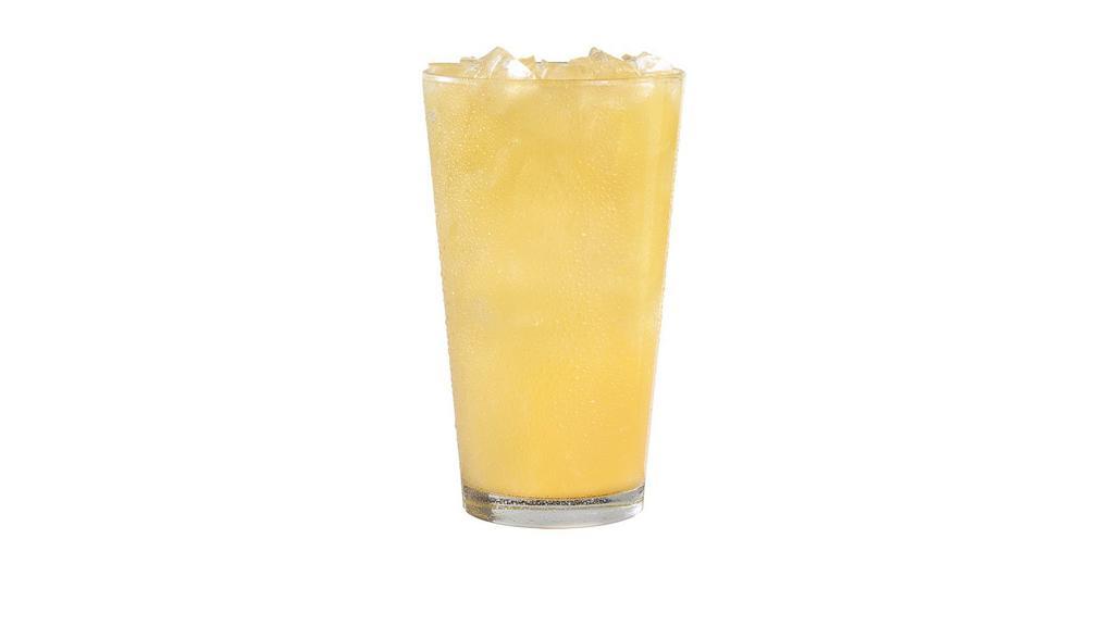 Pineapple Mango Lemonade · Our lemonade mixed with a tropical blend including mango and pineapple.