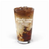 Vanilla Frosty®-Ccino · Smooth, cold-brewed coffee swirled with our legendary vanilla Frosty mix and served over ice.