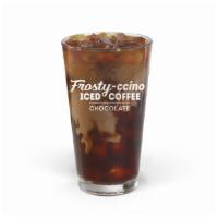 Chocolate Frosty®-Ccino · Smooth, cold-brewed coffee swirled with our legendary chocolate Frosty mix and served over i...