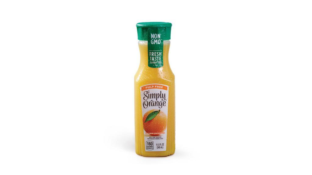 Simply Orange® Juice · 100% Pure squeezed pasteurized orange juice. A delicious orange juice with a taste that’s the next best thing to fresh squeezed.