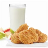 Kids' 4Pc Nuggets · Try fresh fast food chicken to go from Wendy's with our Kid's 4-Piece Chicken Nuggets made f...