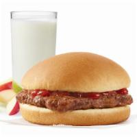 Kids' Hamburger · Get a Wendy's Kid's Hamburger with 100% fresh North American beef to go. Made fresh right wh...
