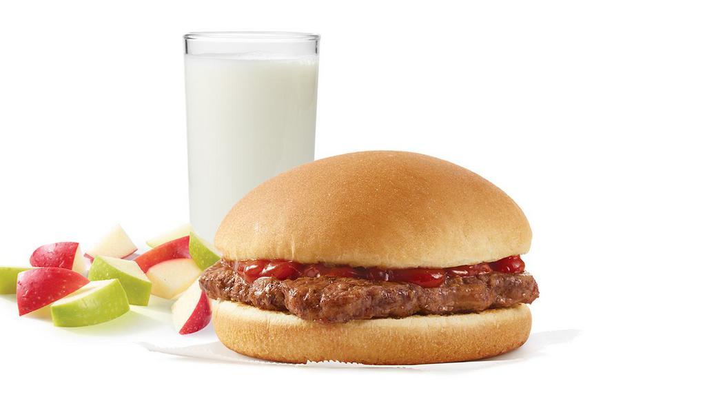 Kids' Hamburger · Get a Wendy's Kid's Hamburger with 100% fresh North American beef to go. Made fresh right when it's ordered - made just the way your child likes it.