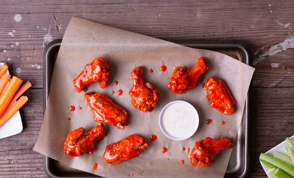 8 Plant-Based Wings · Vegetarian. Your stomach won’t know it’s plant-based meat, but your heart will! With your choice of flavor.