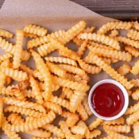 French Fries · Crispy crinkle cut french fries perfect with any wing