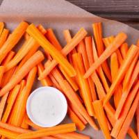 Carrot Sticks & Dip · a healthy addition to any wing, enjoy it with your choice of dip