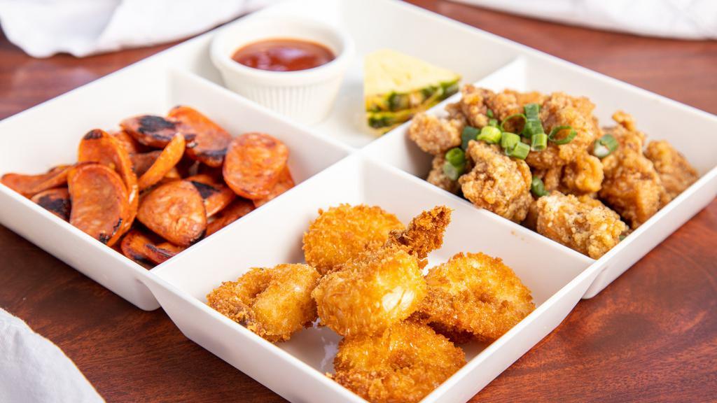 Pupu Platter · Choose 3 items from our most popular pupus!