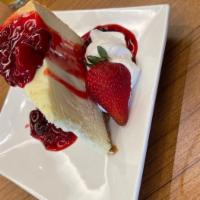 New York Style Cheesecake · Berry Compote.