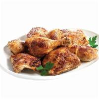 Roasted Chicken (8 Piece) · 8 Pieces of Roasted Chicken including, breasts, thighs, legs, and wings.