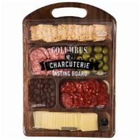 Columbus Charcuterie Tasting Board · COLUMBUS® Italian Dry Salame, COLUMBUS® Calabrese Salami, White Cheddar Cheese, La Panzanell...