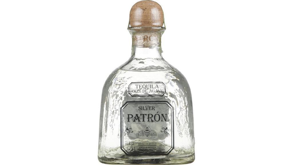 Patron Silver (1.75 L) · Patrón Silver is handcrafted from the finest 100% Weber Blue Agave and is carefully distilled in small batches at Hacienda Patrón distillery in Jalisco, Mexico.