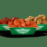 50 Wings · 50 Boneless or Classic (Bone-In) wings with up to 4 flavors. (Dips not included)