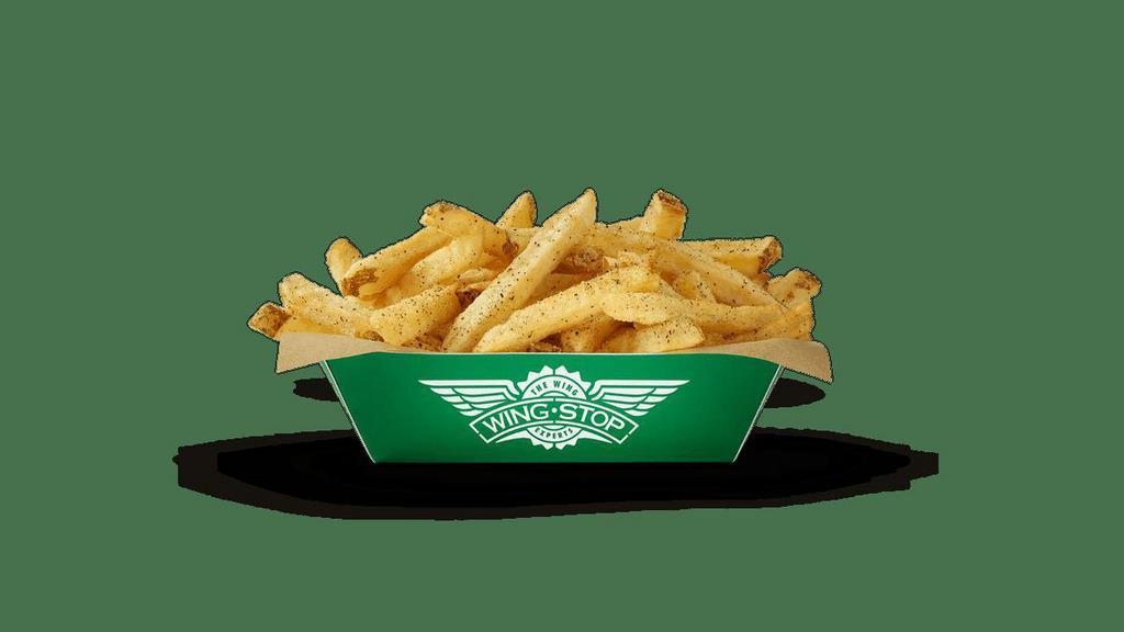 Seasoned Fries · Our fries start as Idaho® potatoes and are cut fresh, tossed in our signature seasoning, and served hot 'n fresh.