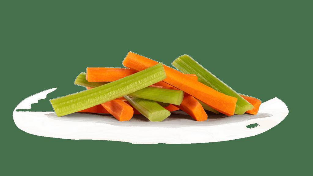 Veggie Sticks · Fresh, chilled celery and carrot sticks.