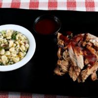 East Texas Pulled Pork Plate · Willy's BBQ rub,