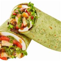 Caprese Chicken Wrap · 1/4 lb. of our all-natural, rotisserie-style chicken with melted mozzarella, fresh spring mi...