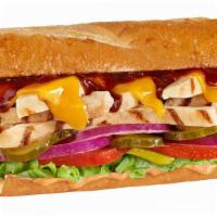 #39 Bbq Chipotle Chicken · Chipotle mayo with cheddar & BBQ Sauce. Served Togo's Style