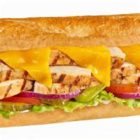 #1 Chicken & Cheddar · 1/4 lb. of our all-natural, rotisserie-style chicken with melted cheddar and mayo, served To...