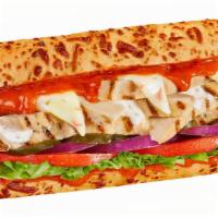 #38 Buffalo Chicken · Frank’s RedHot® with pepper jack and ranch. Served Togo's Style