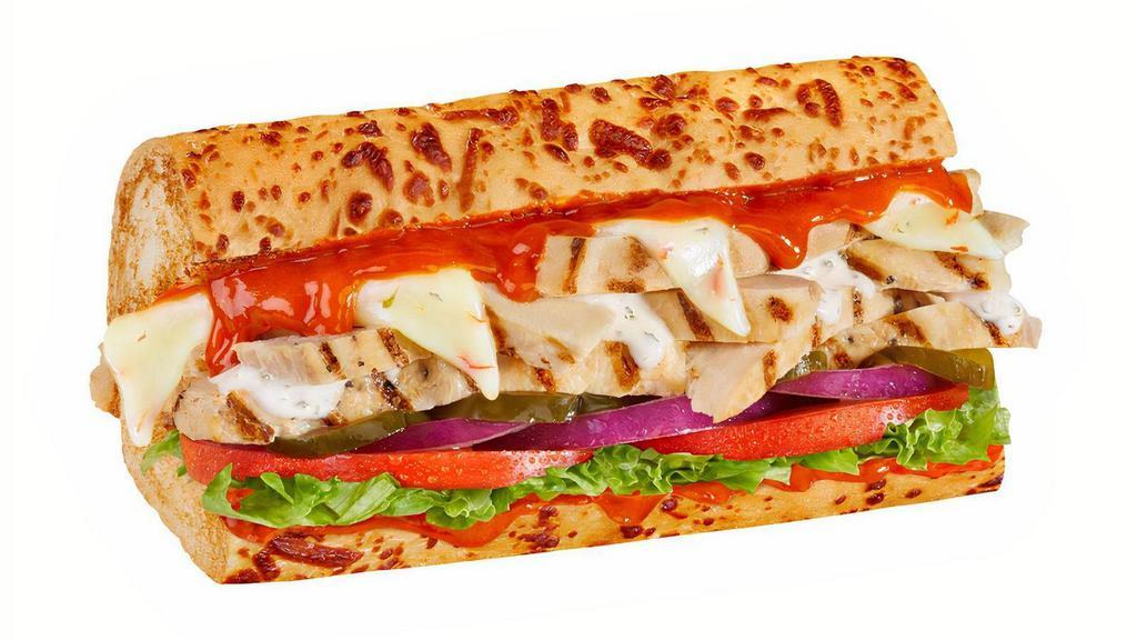 #38 Buffalo Chicken · Frank’s RedHot® with pepper jack and ranch. Served Togo's Style