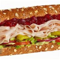#5 Turkey & Cranberry · 1/4 lb. of turkey with whole berry sauce and mayo, served Togo's Style