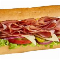 #2 Ham & Swiss · 1/4 lb. of black forest ham with mayo & mustard. Served Togo's Style, hot or cold