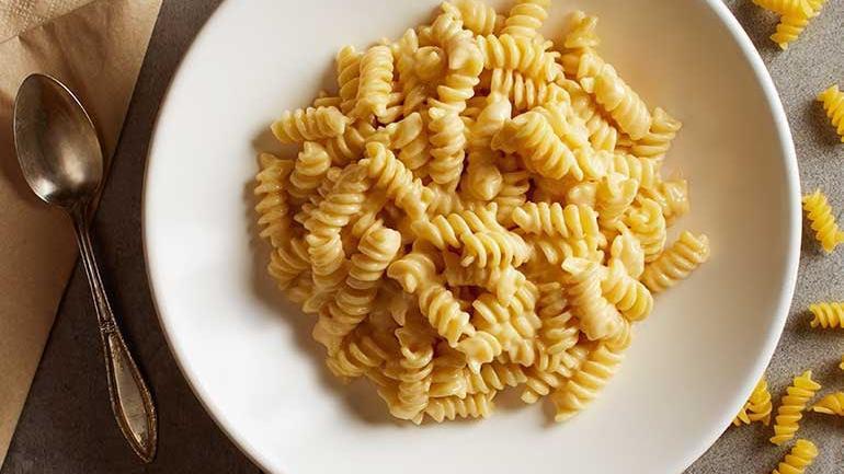 Kids Curly Mac 'N' Cheese · Also available with edamame.