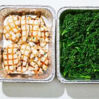 Catering Grilled Chicken · Served with baby broccoli or fresh fruit.