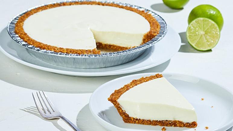 Whole Key Lime Pie · On a graham cracker crust with housemade whipped cream.  6 Slices.