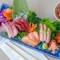 *Sashimi · Six pieces of chef's assorted raw fish.