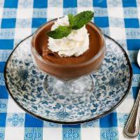 Chocolate Mousse  · Dark Chocolate Mousse with whipped cream. (gf)