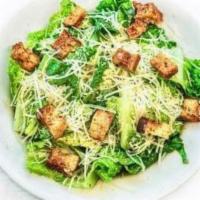 GLUTEN FREE CAESAR SALAD · Gluten-free salad with Crisp romaine, freshly grated parmesan (no croutons). served with cae...